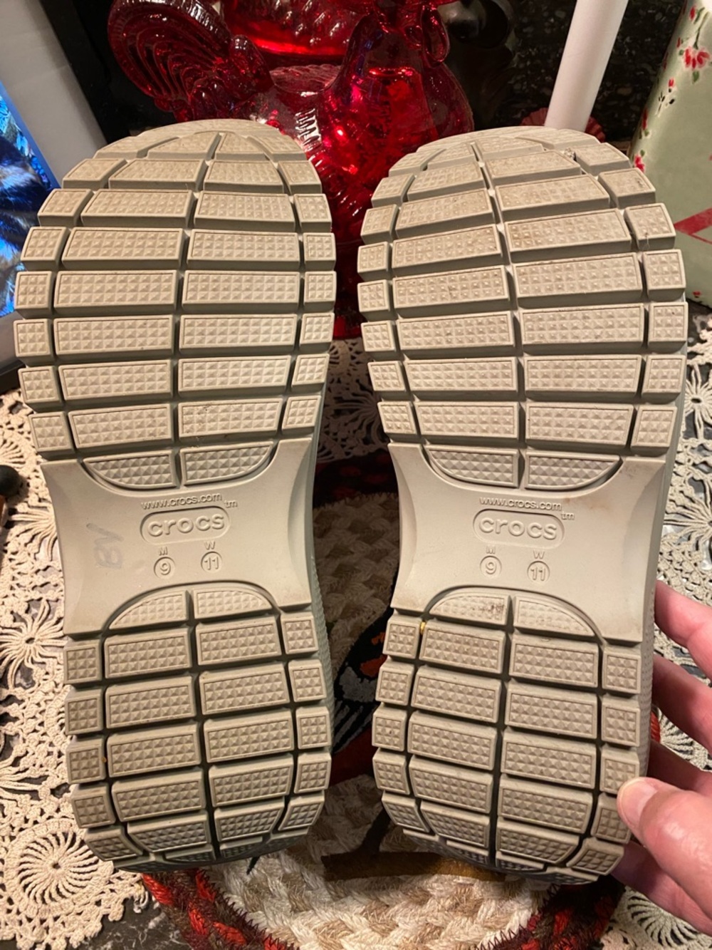 CROCS Classic Clog Sandals in Light Gray - Picture 5 of 8
